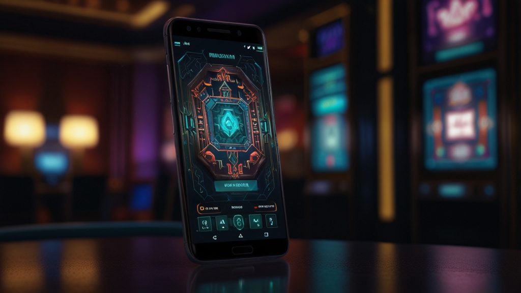 Telefon Android cu instalarea unui fișier APK pentru Nnv Casino